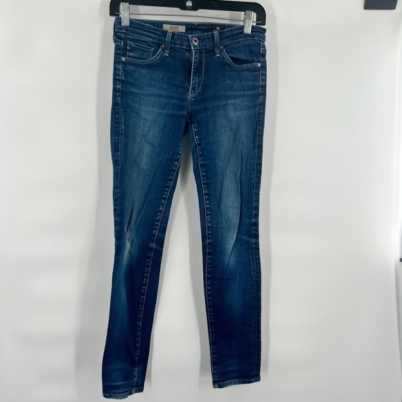 AG Adriano Goldschmeid the stilt cigarette leg blue jeans size 26R - Picture 1 of 12